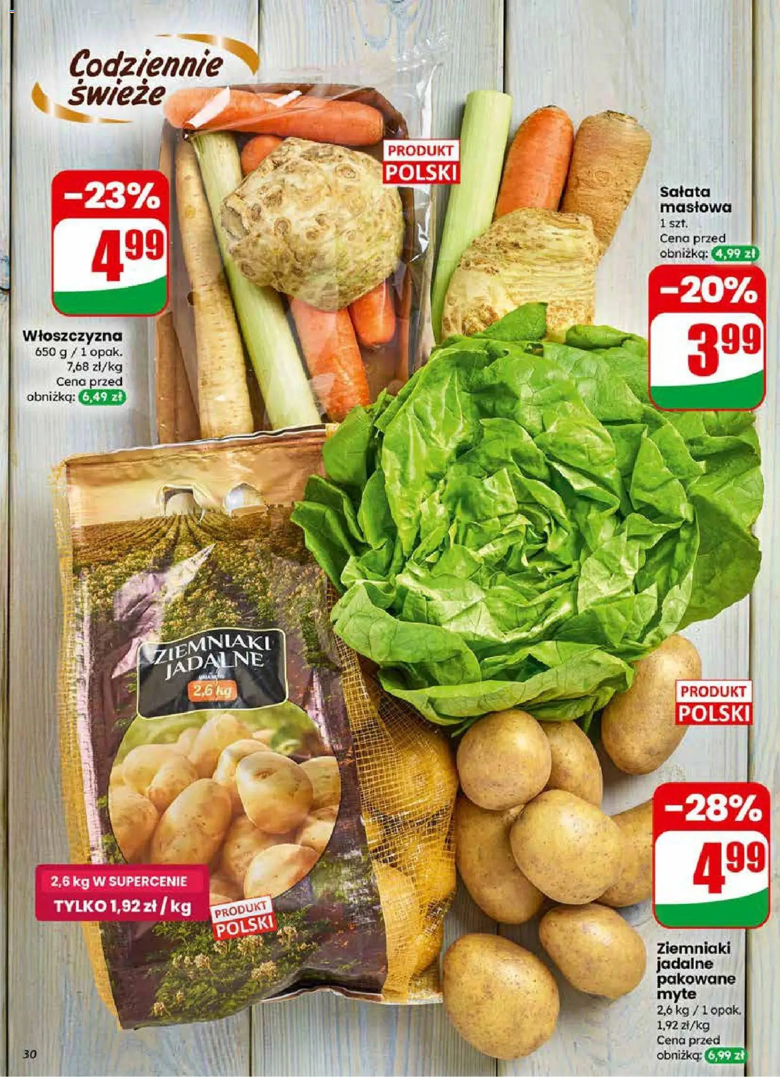 Dino gazetka od 11.03.2026 | Strona: 30 | Produkty: Ziemniaki