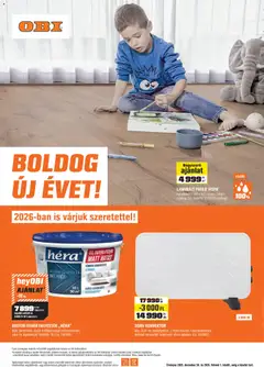 OBI Akciós újság - amely érvényes a következő dátumtól: 30.12.2025