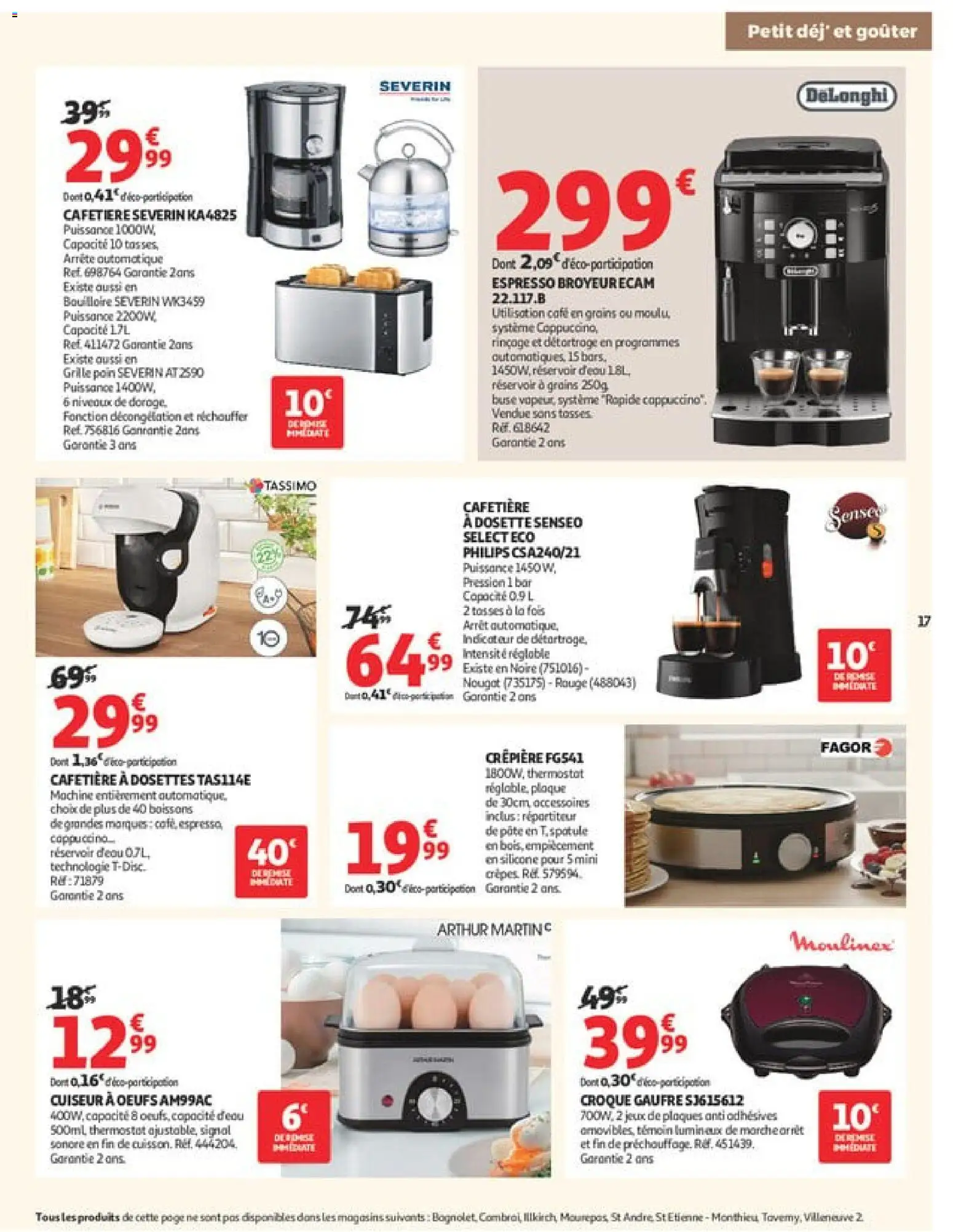 {H1} | Page: 19 | Produits: Tassimo, Réservoir d'eau, Delonghi, Jeux