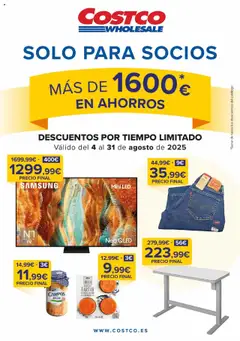 Vista previa Costco catálogo válido desde el 04.08.2025