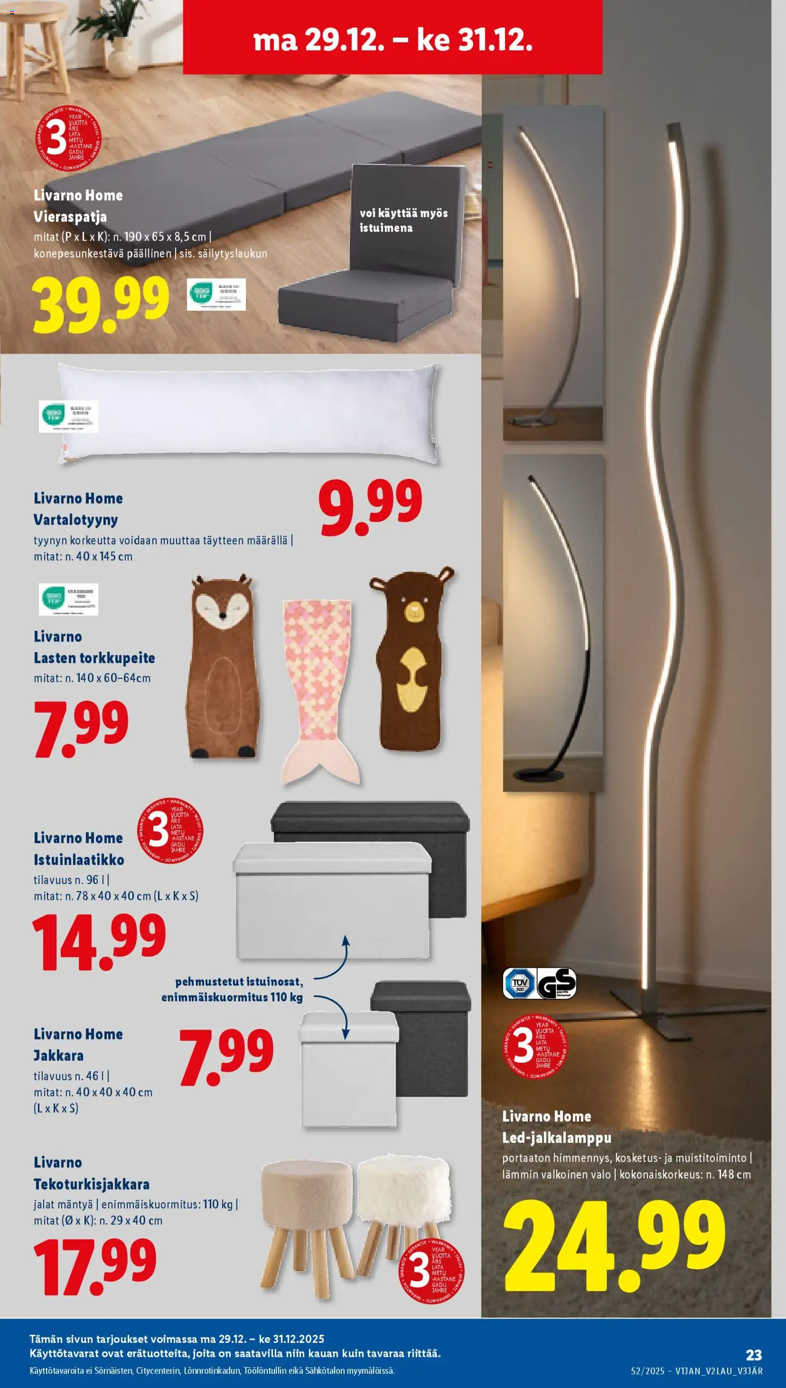Lidl tarjoukset – voimassa 26.12.2025 alkaen | Sivu: 25