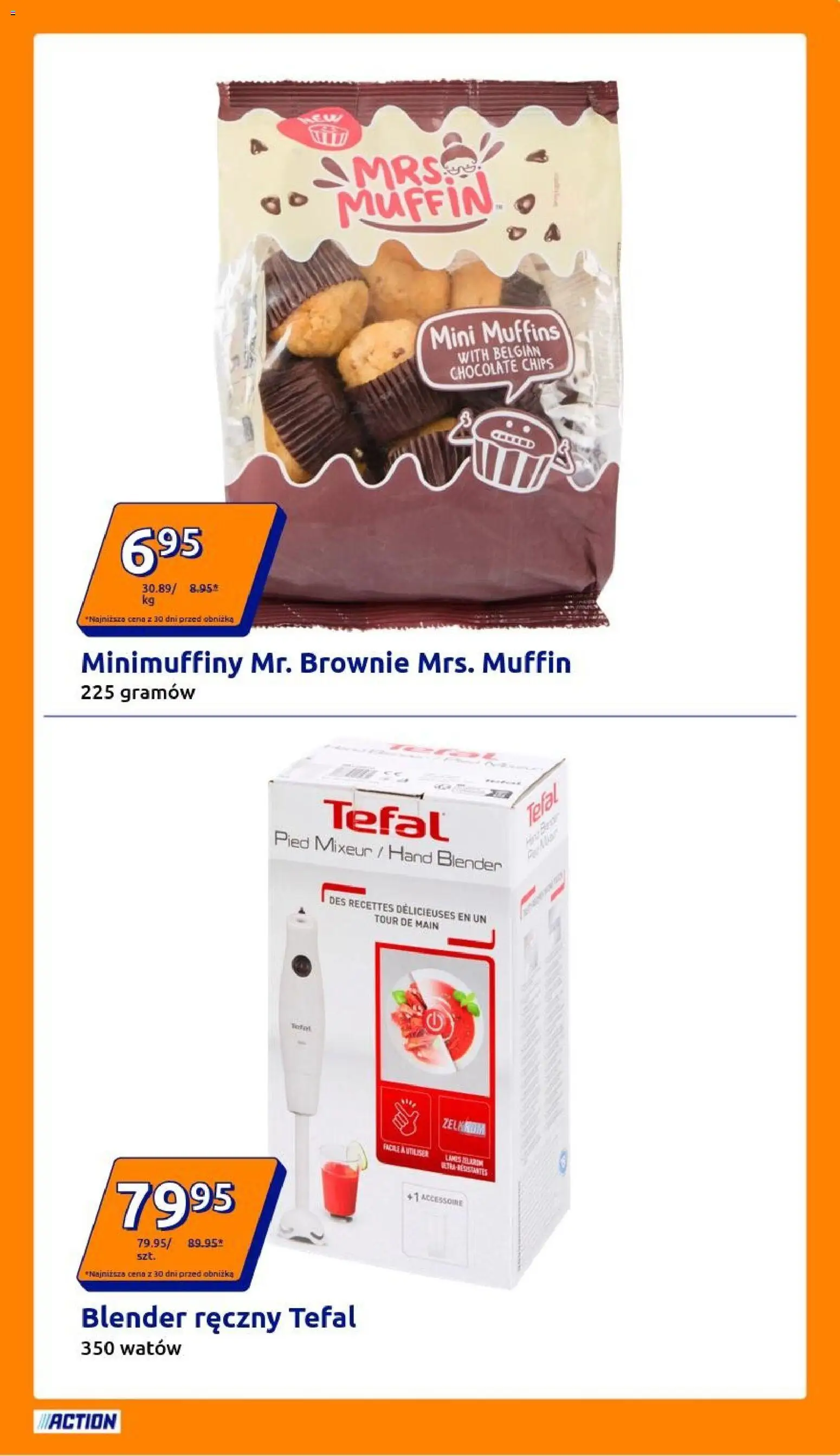 Action Gazetka od 19.11.2025 | Strona: 15 | Produkty: Blender ręczny, Brownie, Blender, Tefal