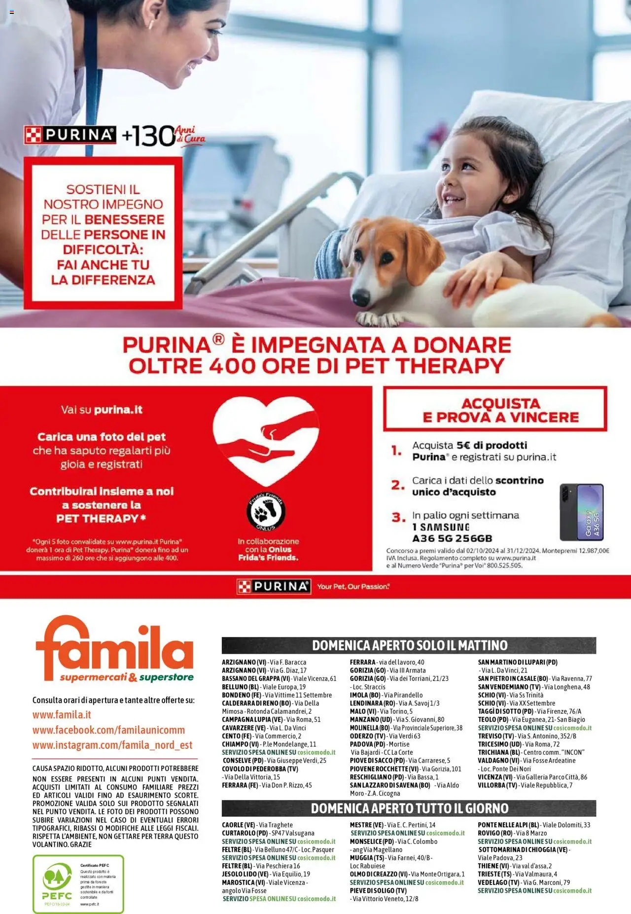 Volantino Famila del 16.10.2025 | Pagina: 20 | Prodotti: TV, Grappa, Terra, Samsung