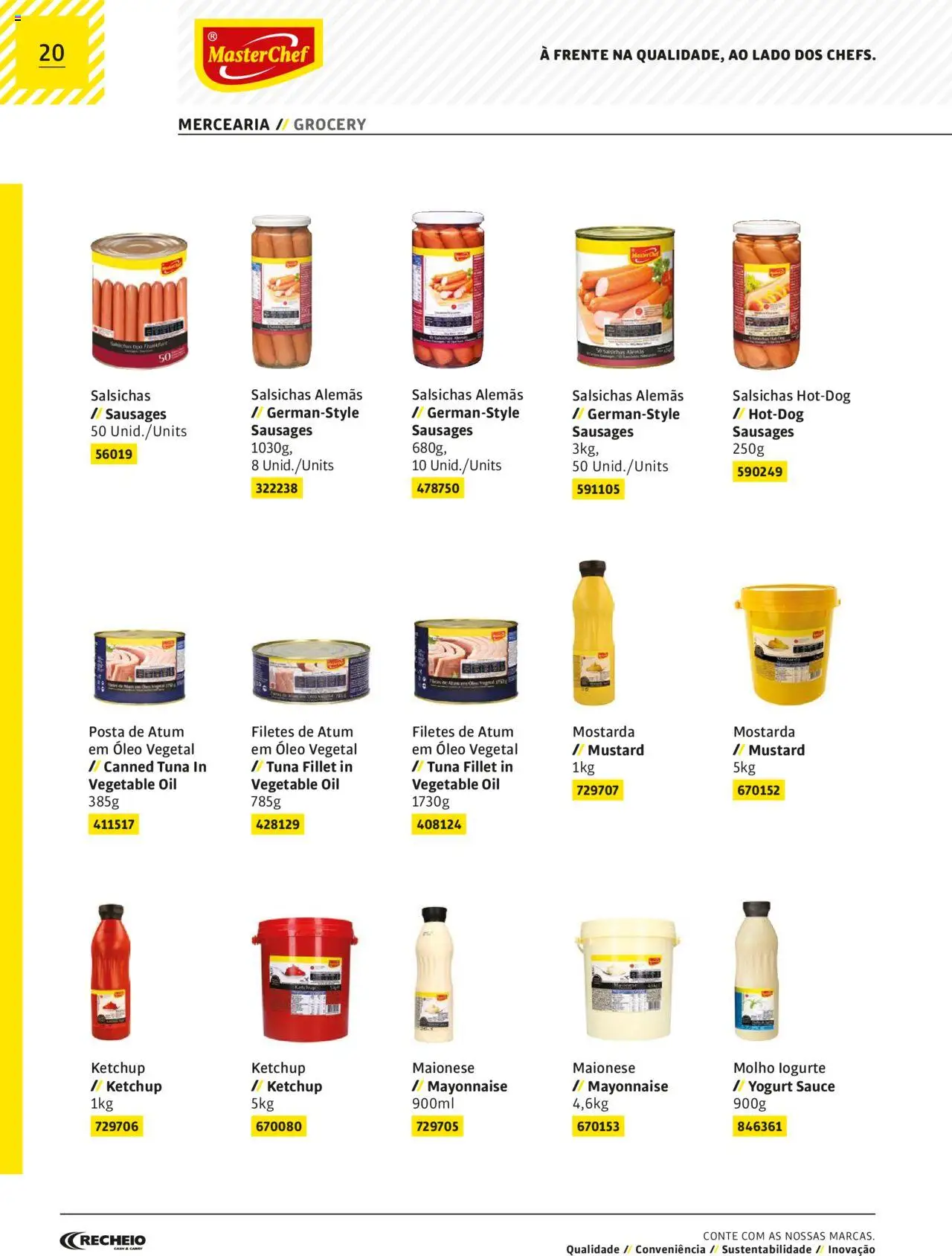 Recheio MasterChef │ válido de 22.03.2024 | Página: 20 | Produtos: Atum, Óleo, Maionese, Ketchup