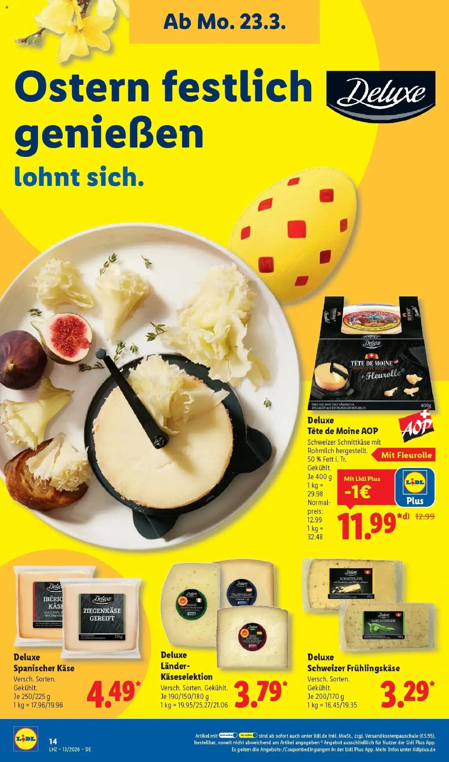 Lidl Prospekt Einbeck – gültig ab 23.03.2026 | Seite: 26 | Produkte: Käse, Ziegenkäse