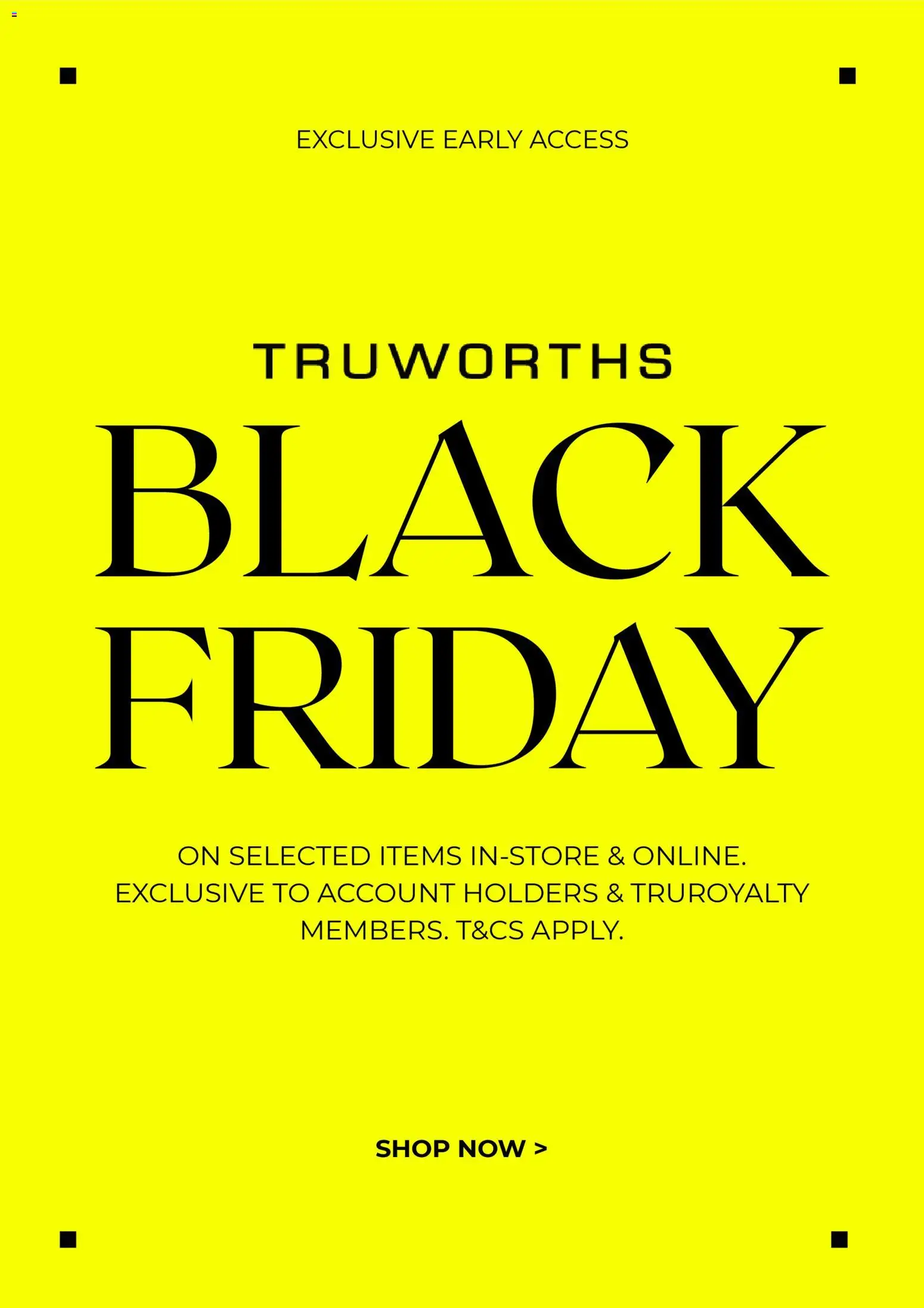 New Truworths catalogue – valid from 19.11.2025 | Page: 1