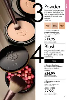Preview of Oriflame - Offers valid from 25.03.2026 | Page: 83 | Products: Powder, Brush