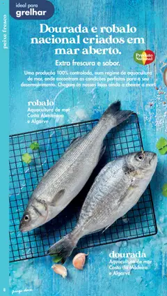 Pré-visualização Dourada e robalo nacional criados em mar aberto, Aquacultura de mar Costa Alentejana e Algarve, Costa da Madeira e Algarve válido de 20.05.2025 | Página: 8