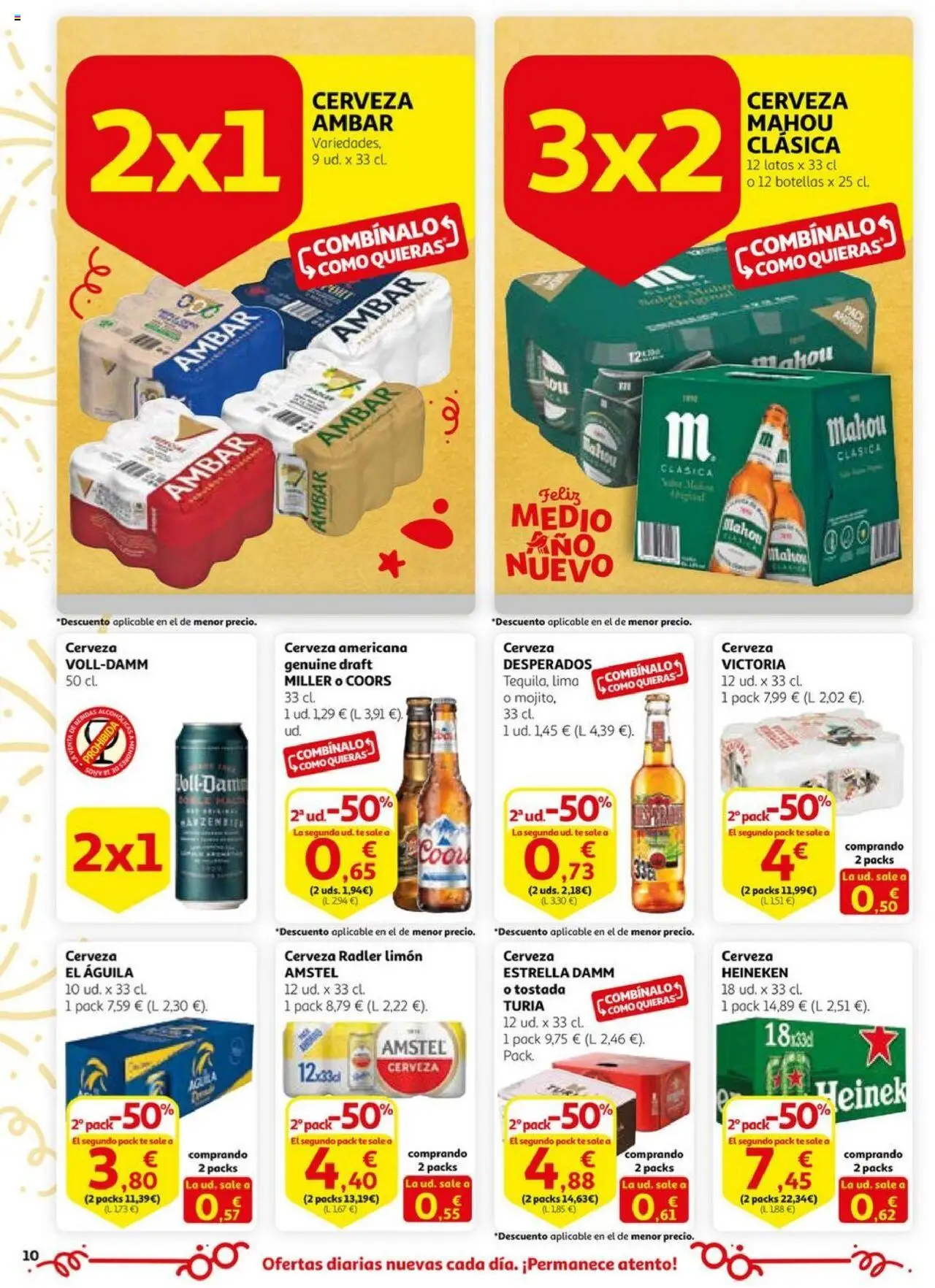Alcampo - HG Unificado Nacional  │ válido desde el 03.06.2025 | Página: 10 | Productos: Lima, Cerveza, Té, Παρμεζάνα