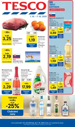 Tesco leták platný od 01.10.2025