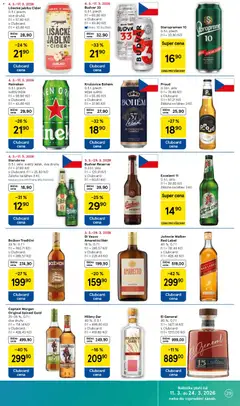 Náhled letáku Captain Morgan Original Spiced Gold, 25-35 %, 0,7 l, dva druhy od 11.03.2026 | Strana: 29