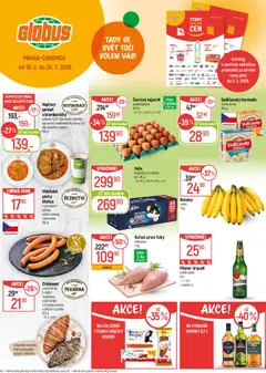 Náhled letáku Globus leták - Praha Čakovice od 18.02.2026