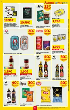 Auchan folheto │ válido de 14.08.2025 | Página: 11 | Produtos: Vinagre, Vinagre balsâmico, Óleo, Dolce gusto