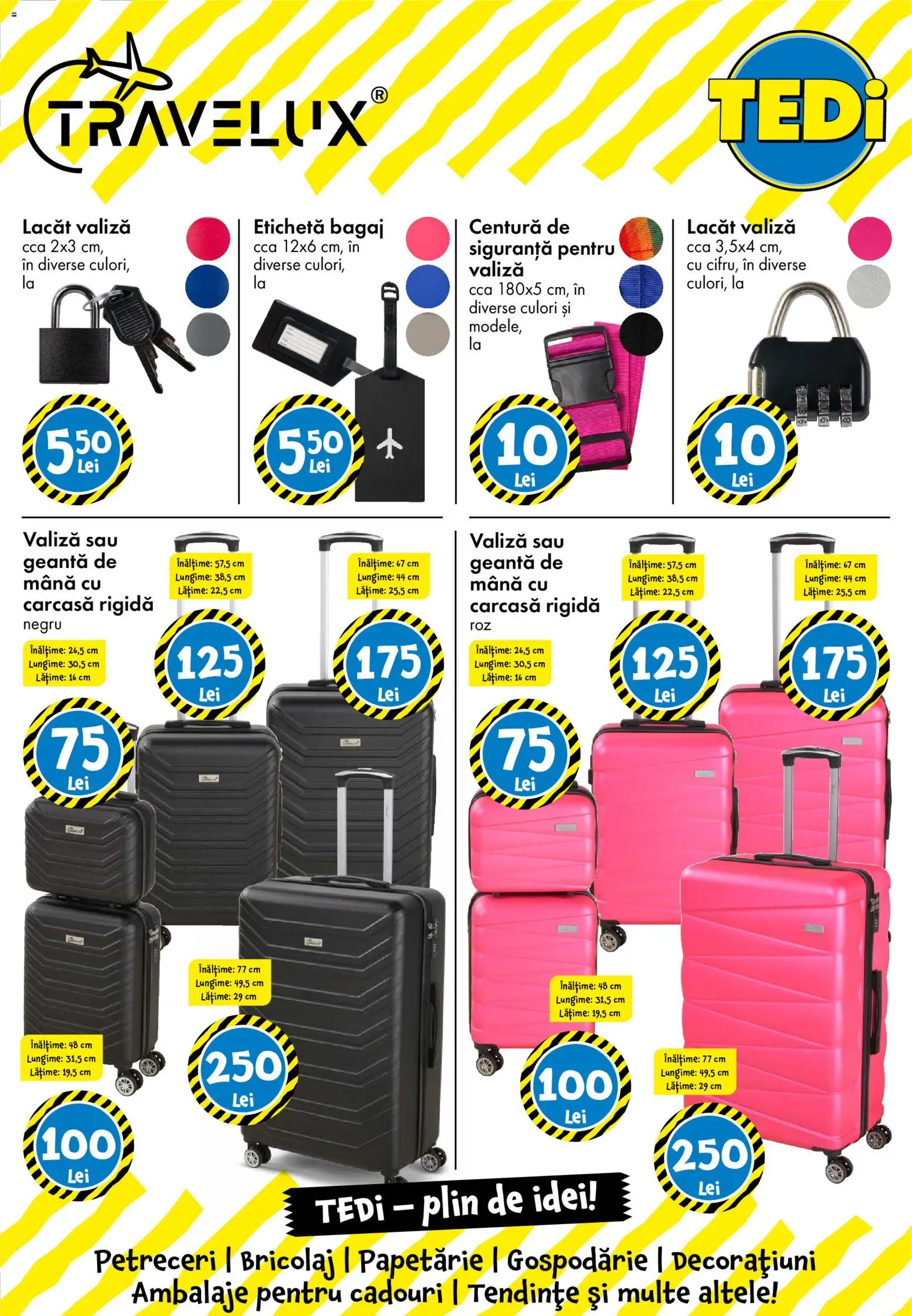 Noul catalog TEDi – valabil de la 13.03.2026 | Pagină: 36 | Produse: Valiză, Carcasă, Geantă