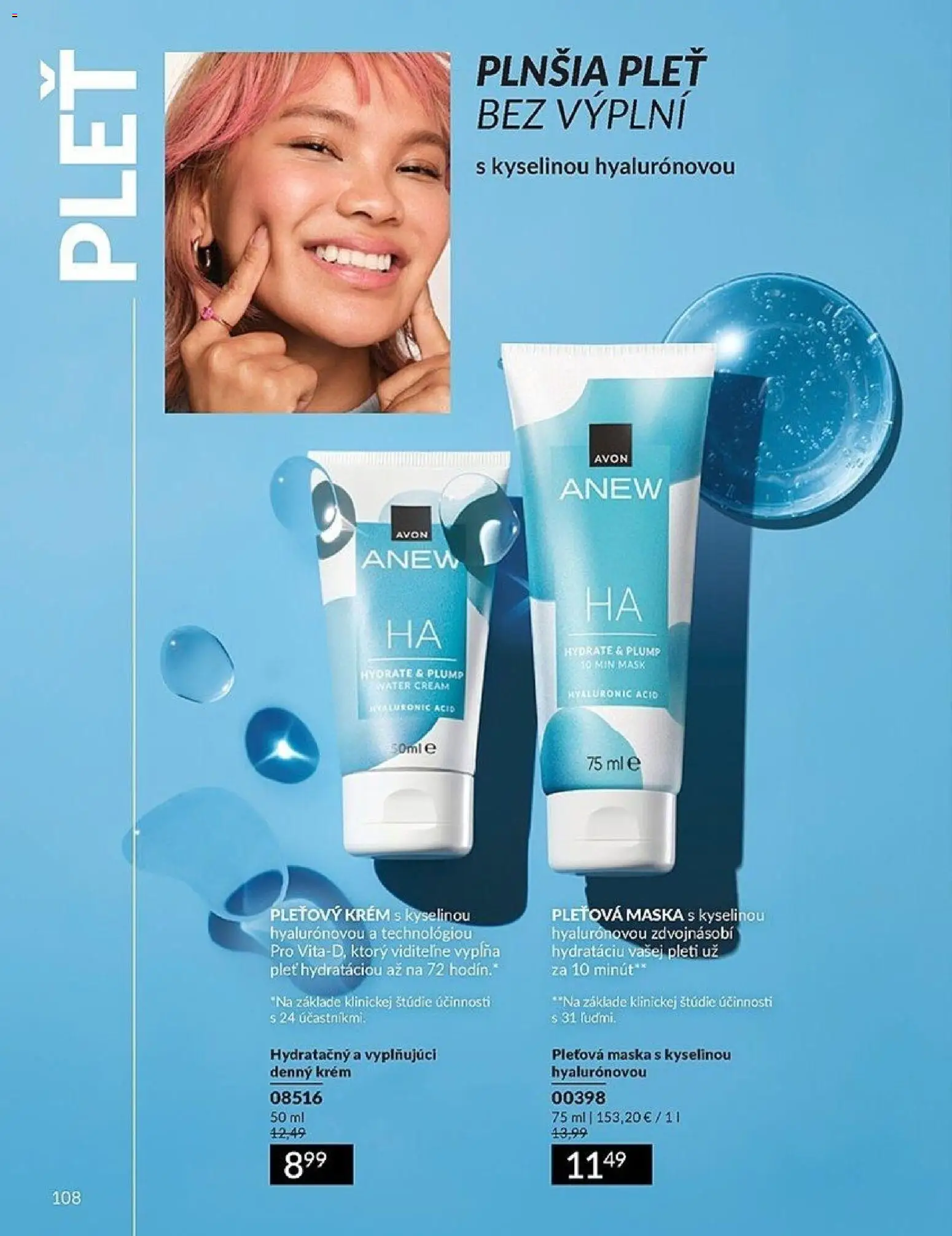 Nové Avon akcie – leták je platný od 01.03.2026 | Strana: 108 | Produkty: Maska, Krém