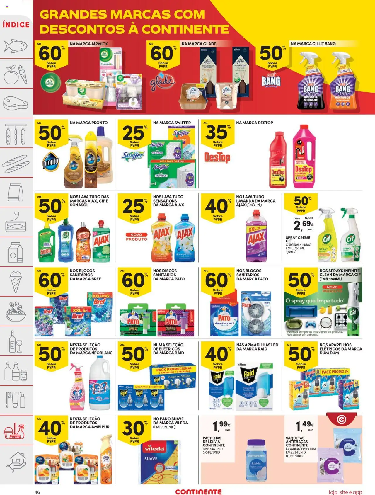 Continente folheto │ válido de 19.08.2025 | Página: 46 | Produtos: Agua, Creme