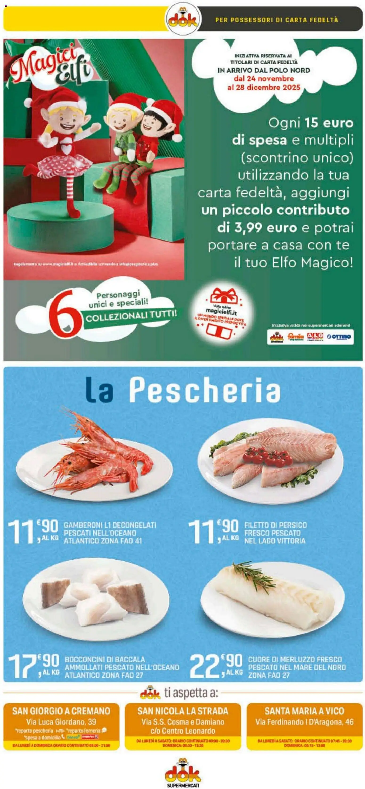 Volantino DOK del 20.11.2025 | Pagina: 13 | Prodotti: Tè, Merluzzo, Polo, Gamberoni