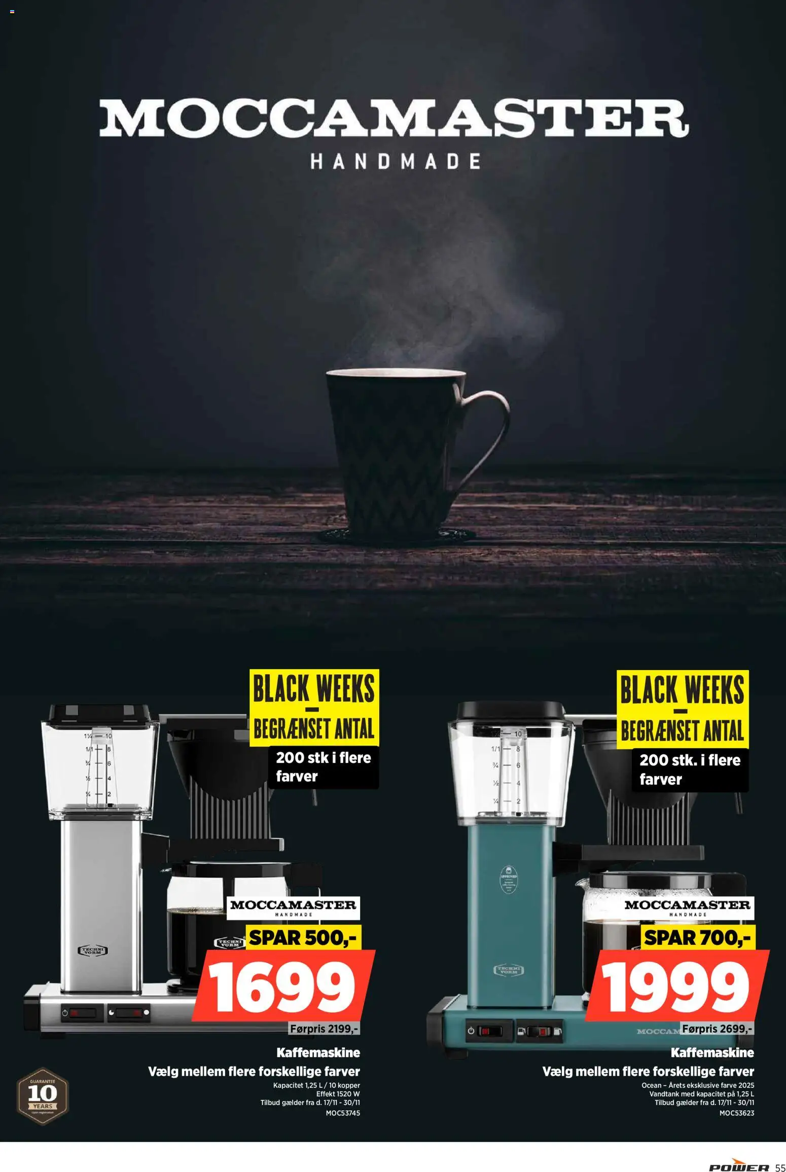 Power tilbudsavis – gyldig fra 12.11.2025 | Side: 55 | Produkter: Kaffemaskine