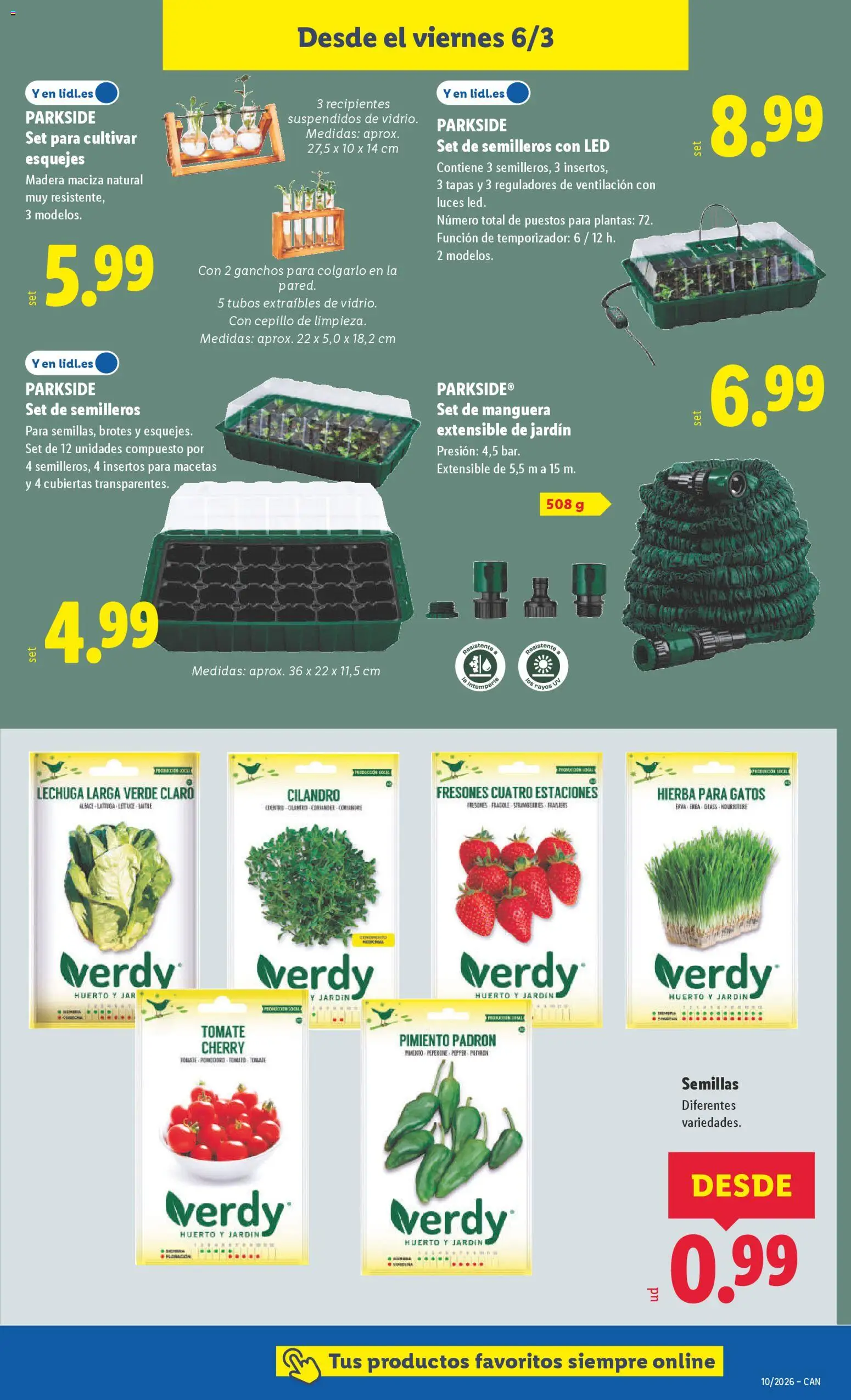 Lidl folleto de bazar │ válido desde el 02.03.2026 | Página: 21 | Productos: Cepillo, Manguera, Κάδος απορρυμάτων