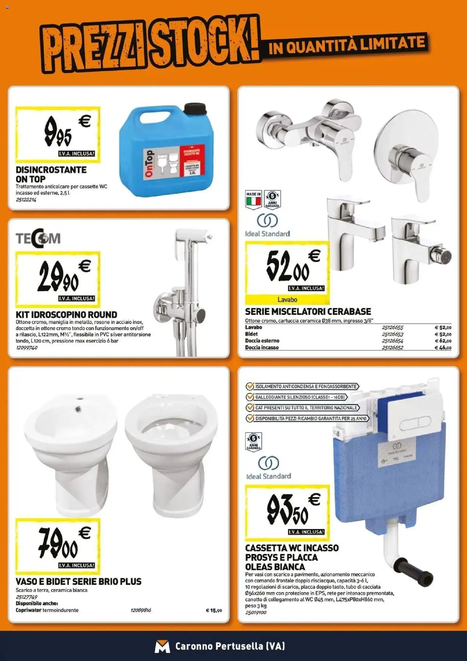 Volantino TECNOMAT del 26.03.2026 | Pagina: 4 | Prodotti: Anticalcare, Tubo, WC, Vaso