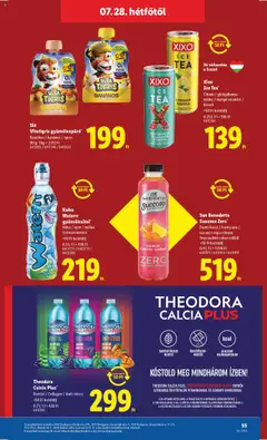 Lidl akciós ujság - amely érvényes a következő dátumtól: 24.07.2025 | Oldal: 55 | Termékek: Görögdinnye, Gyümölcsital, Eper, Citrom