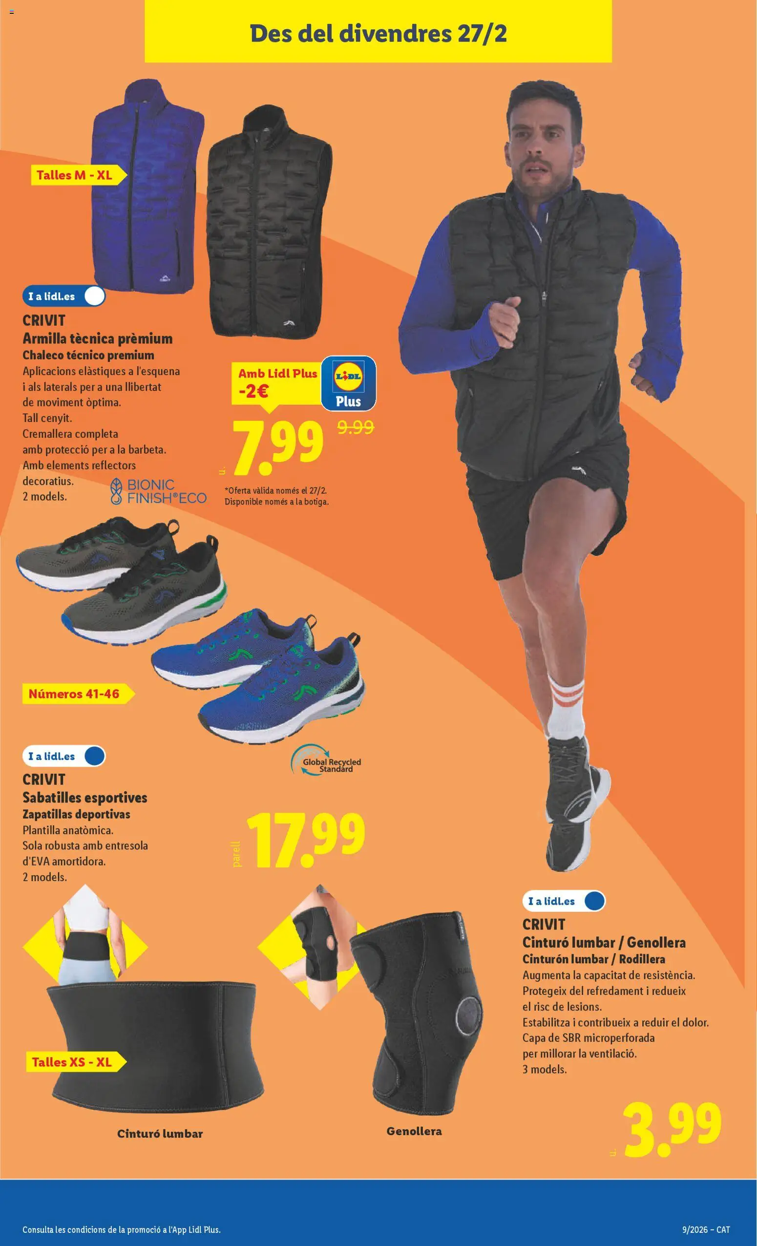 Lidl folleto de bazar │ válido desde el 23.02.2026 | Página: 11 | Productos: Chaleco, Zapatillas deportivas, Zapatillas, Cinturón