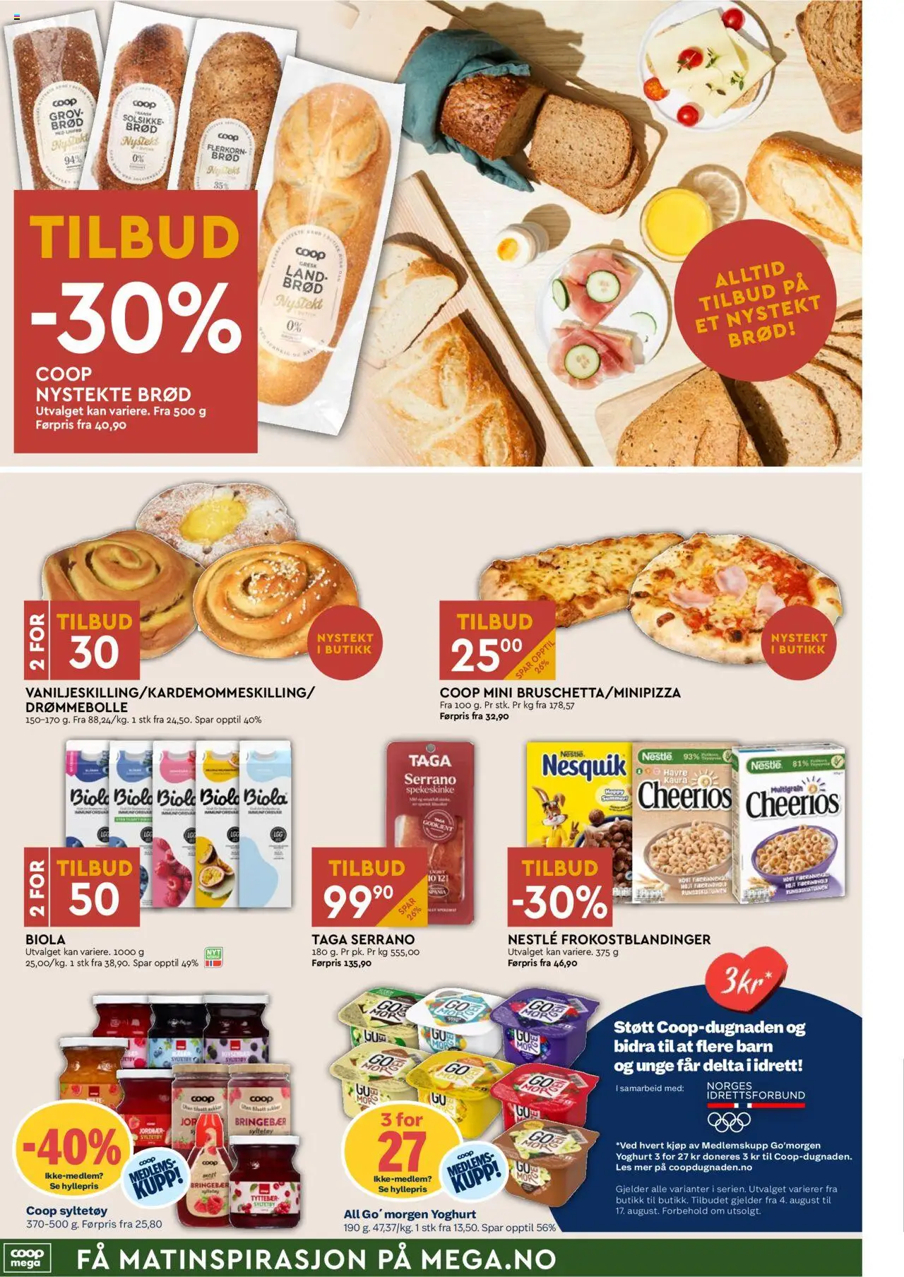  | Side: 4 | Produkter: Yoghurt, Frokostblandinger, Tyttebær, Tocător