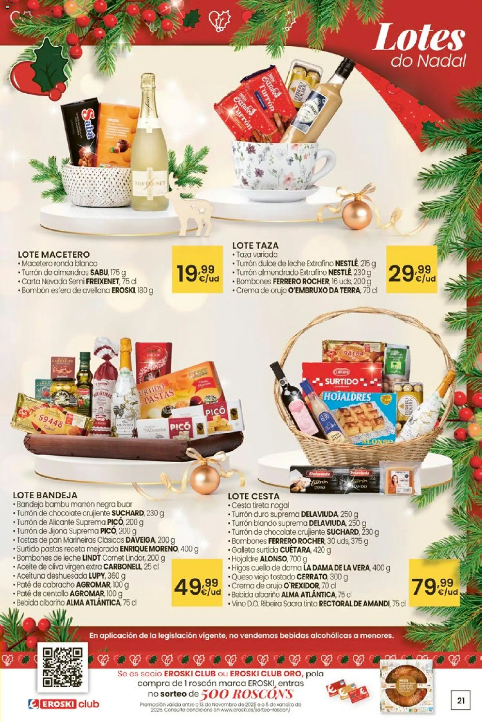 Eroski - Center │ válido desde el 27.11.2025 | Página: 21 | Productos: Paté, Macetero, Bandeja, Cesta