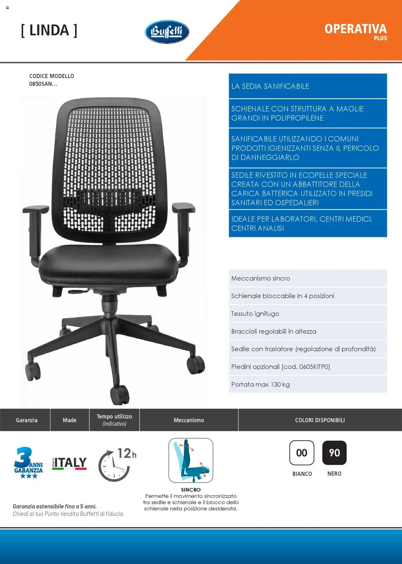 Volantino Buffetti del 28.06.2025 | Pagina: 127 | Prodotti: Abbattitore, Braccioli, Sedia