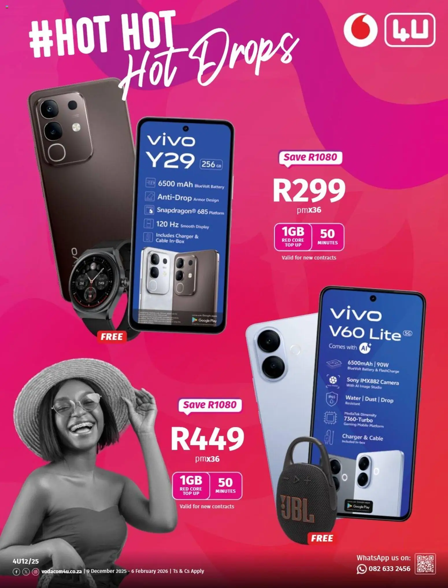 New Vodacom catalogue – valid from 09.12.2025 | Page: 1 | Products: Cable, Box, Battery, Charger