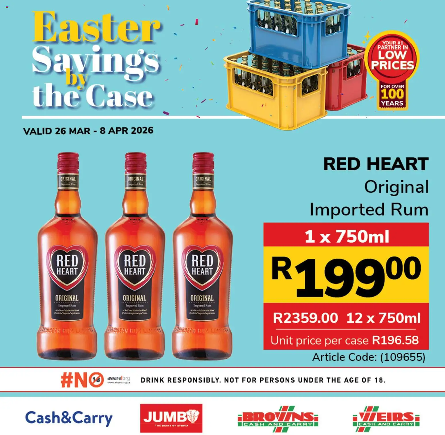 New Jumbo catalogue – valid from 26.03.2026 | Page: 1 | Products: Case, Rum