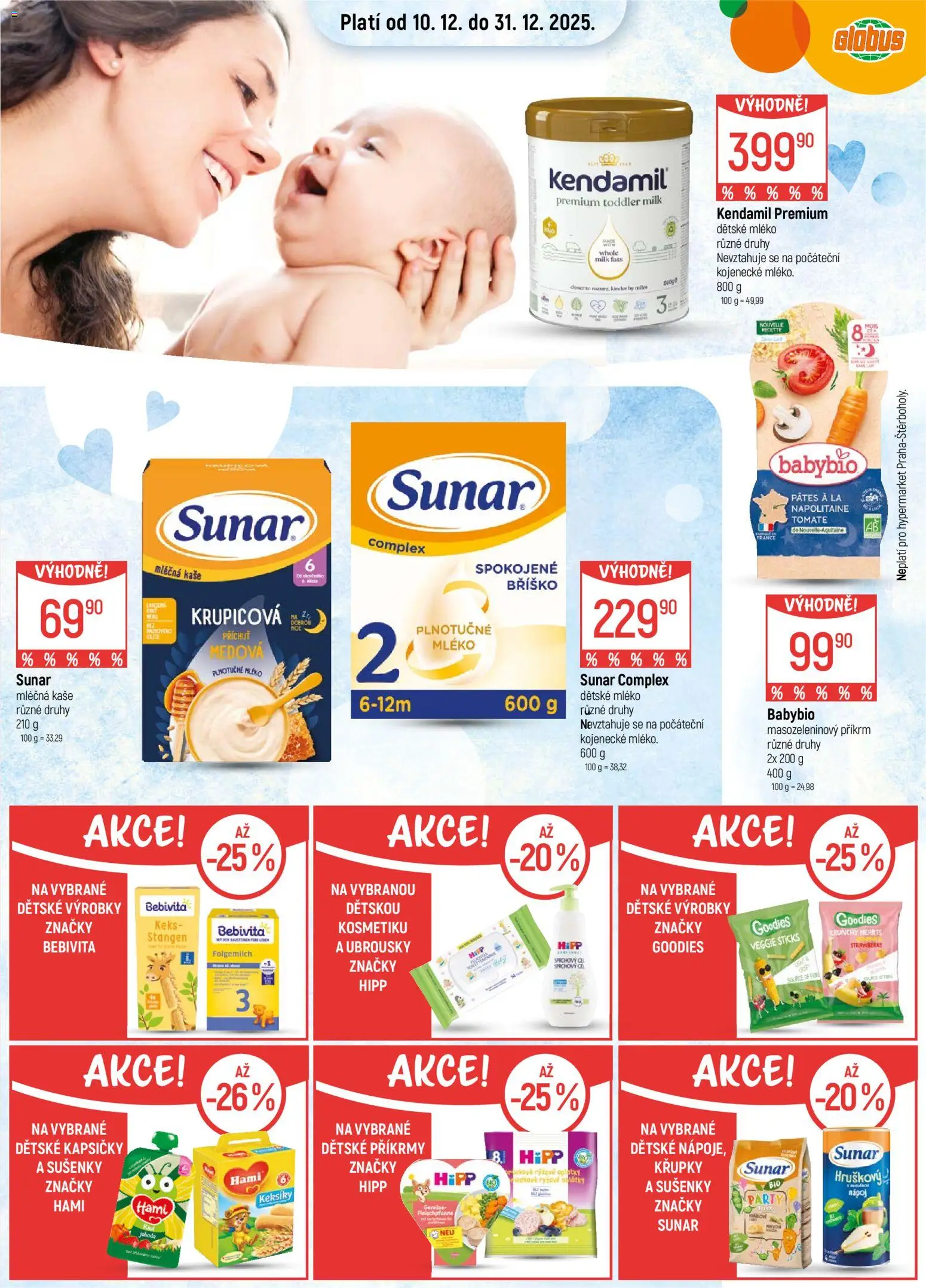 Globus leták - Opava od 10.12.2025 | Strana: 20 | Produkty: Veggie, Mléčná kaše, Příkrm, Kaše