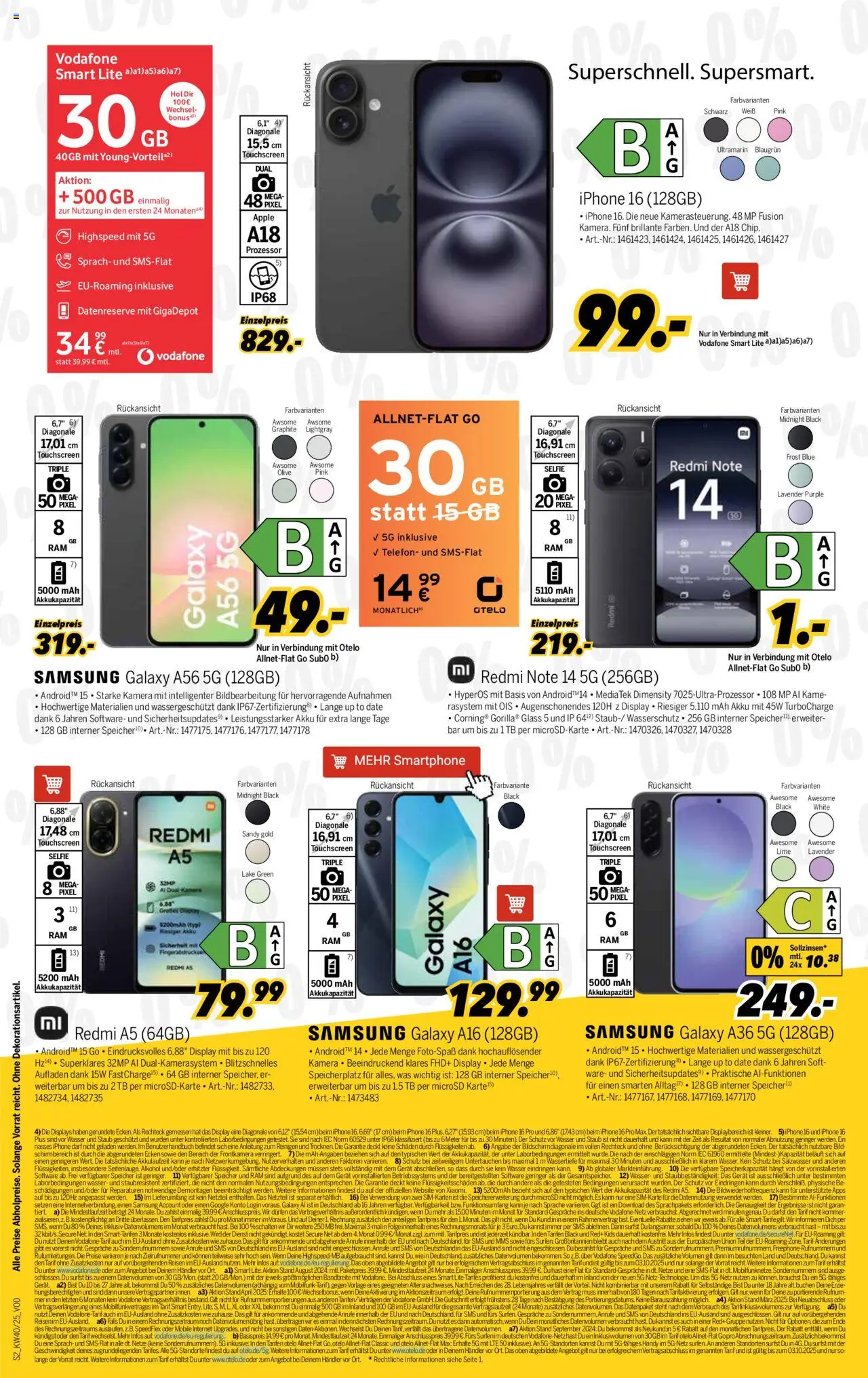 Medimax Prospekt 	 – gültig ab 27.09.2025 | Seite: 2 | Produkte: Kamera, Apple, Netzteil, Telefon