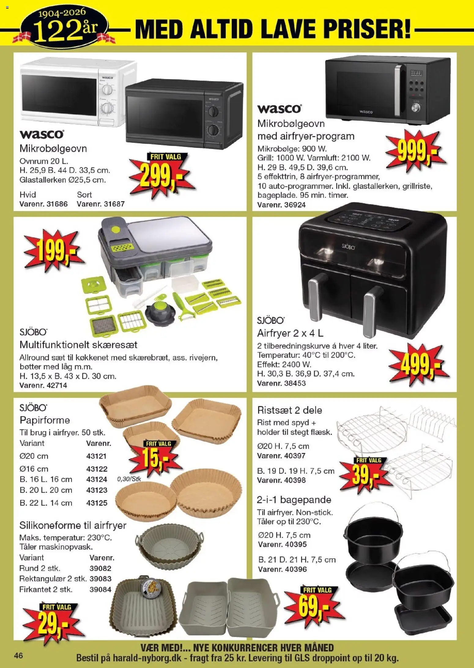 Harald Nyborg tilbudsavis – gyldig fra 08.01.2026 | Side: 50 | Produkter: Mikrobølgeovn, Grill