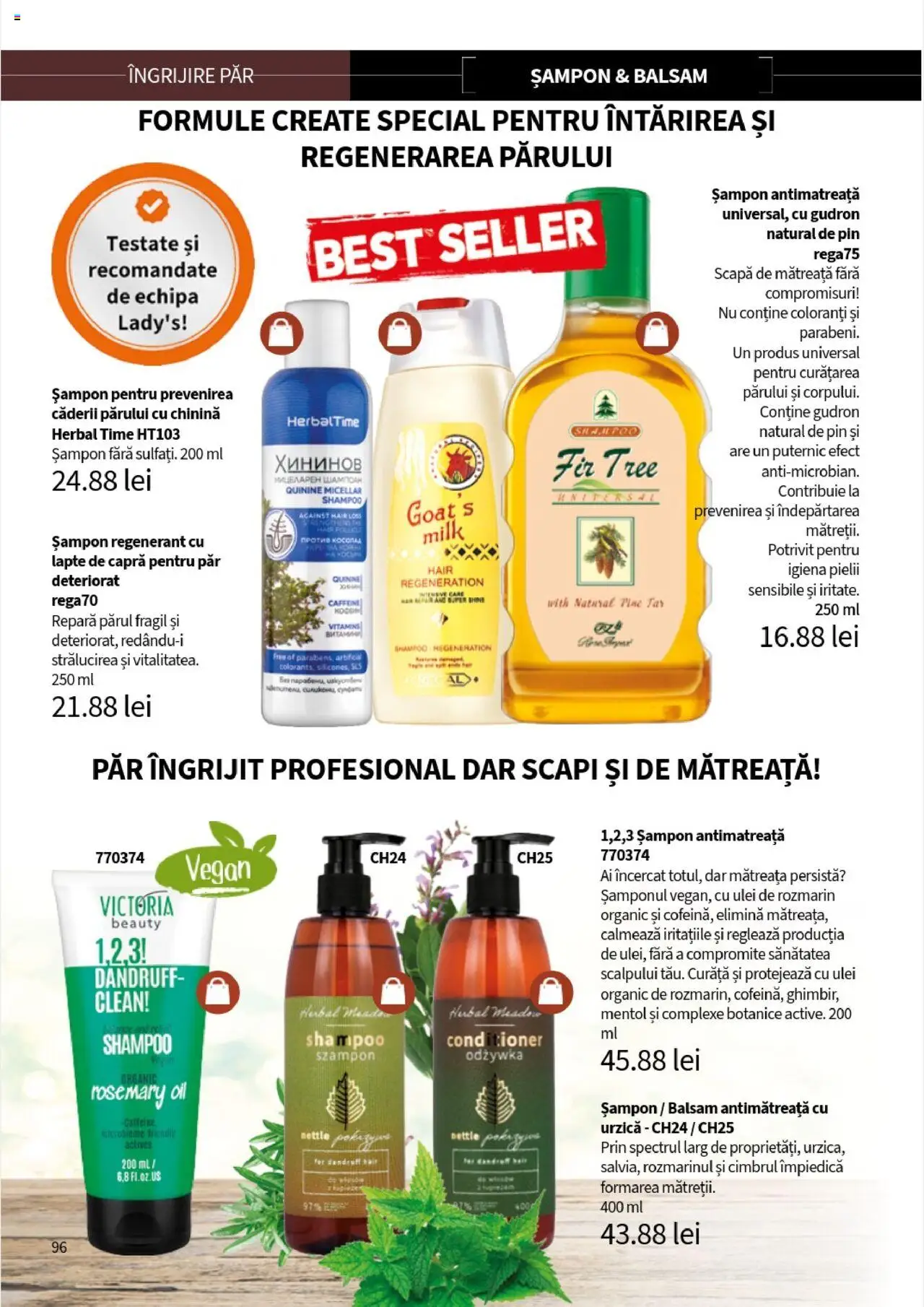 Catalog Lady’s – valabil de la 01.08.2025 | Pagină: 96 | Produse: Pomelo, Șampon, Balsam, Lapte
