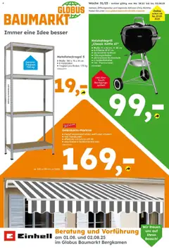 Globus Baumarkt prospekt Bergkamen	 gültig ab dem 28.07.2025