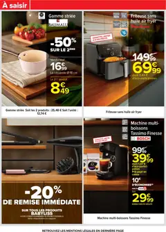 Carrefour - Prévisualisation de Carrefour catalogue semaine 50 valide à partir de 09.12.2025 | Page: 67 | Produits: Tassimo, Friteuse, Air fryer, Huile