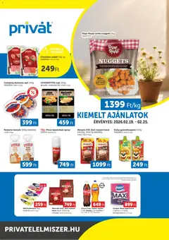 PRIVÁT Déli vármegyék - amely érvényes a következő dátumtól: 19.02.2026