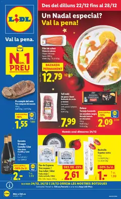 Vista previa Lidl folleto válido desde el 22.12.2025