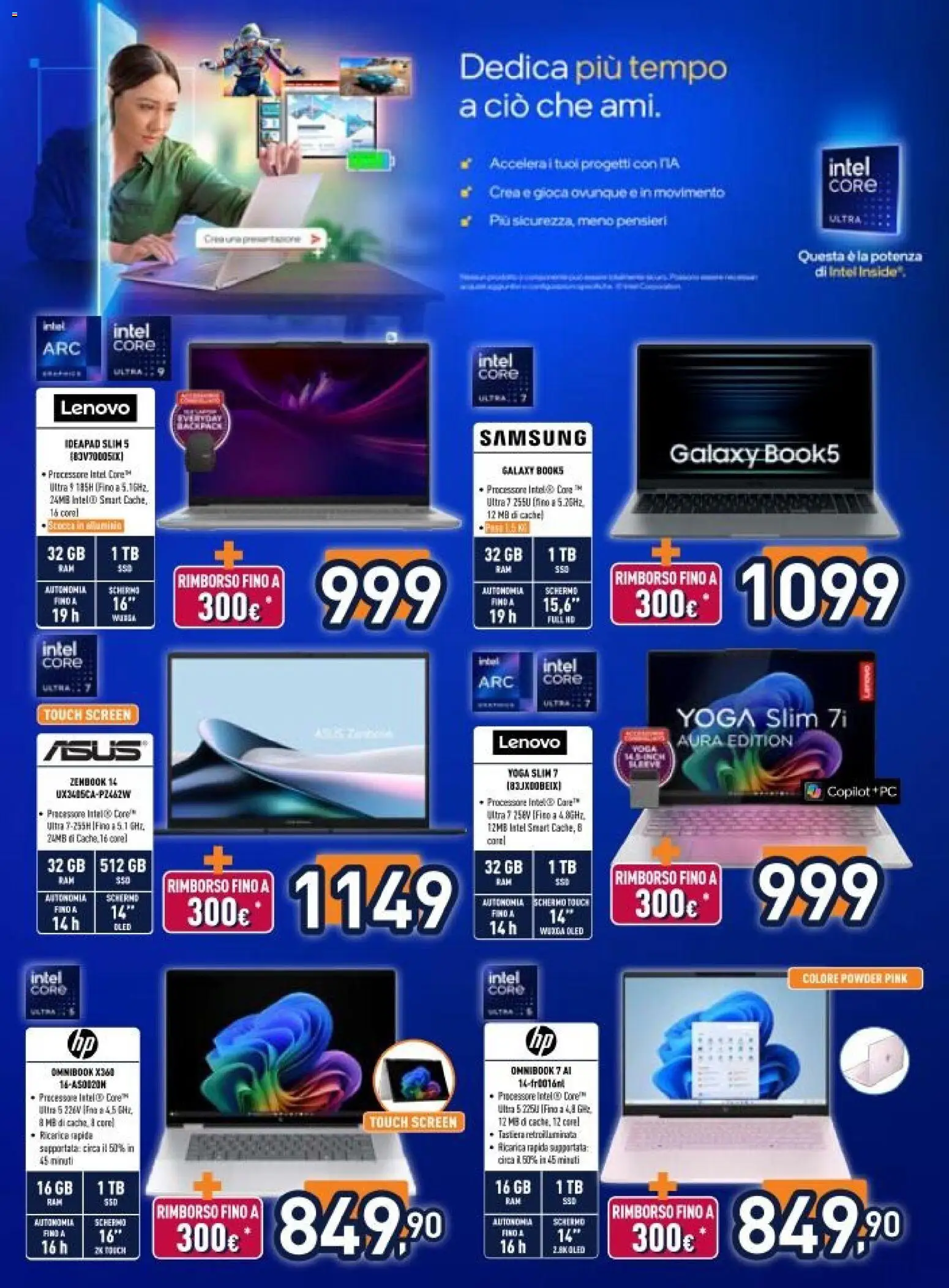 Volantino Unieuro del 20.03.2026 | Pagina: 5 | Prodotti: Schermo, Samsung