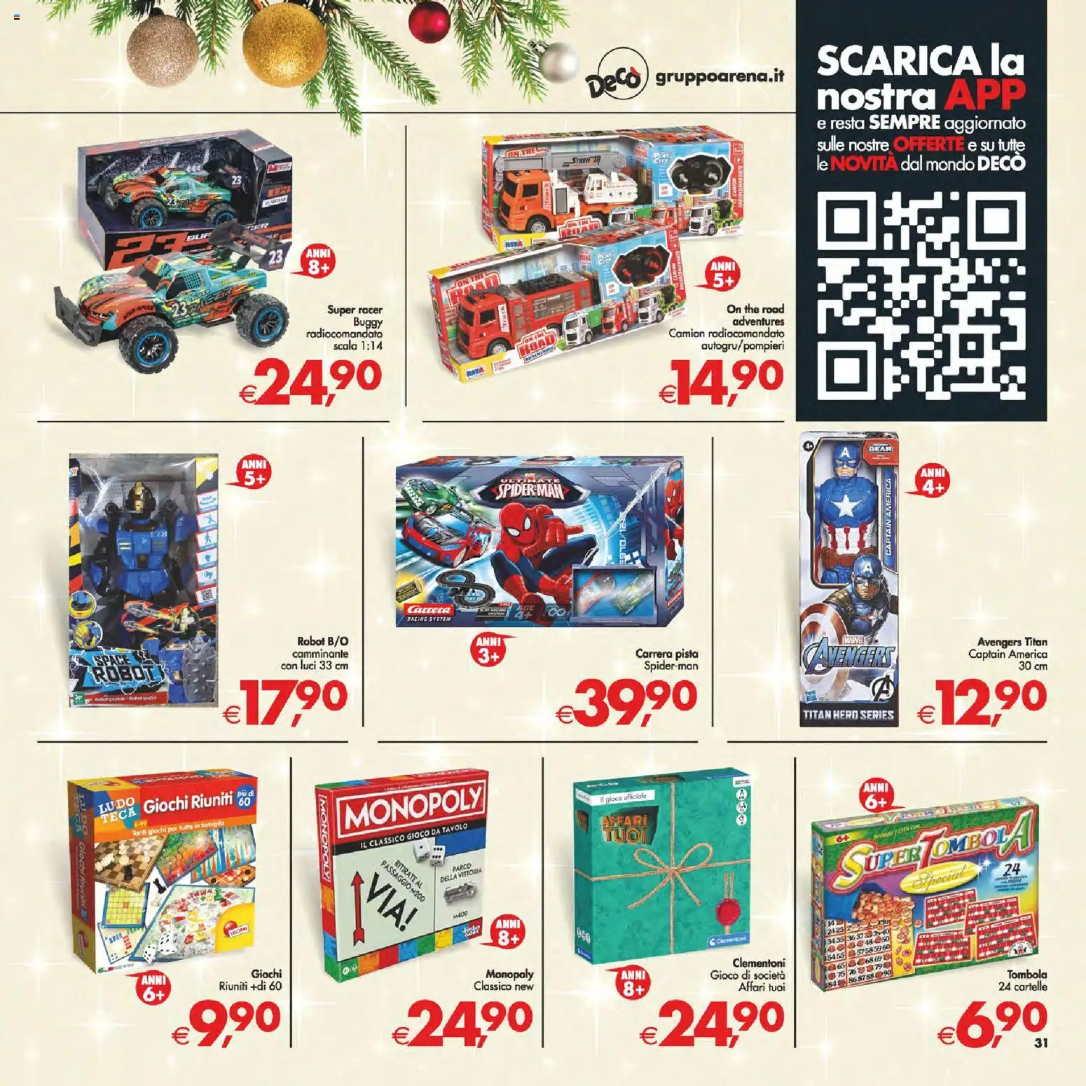 Volantino Decò del 05.12.2025 | Pagina: 31 | Prodotti: The, Scala, Robot, Tavolo
