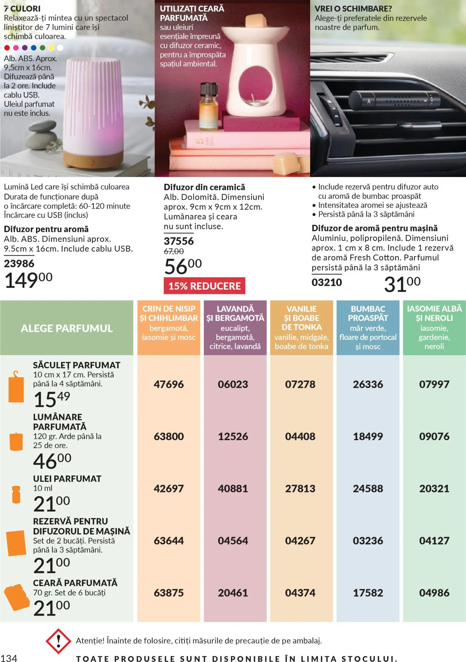 Noul catalog Avon – valabil de la 01.03.2026 | Pagină: 136 | Produse: Tavuk suyu, Cablu, Difuzor, Babak