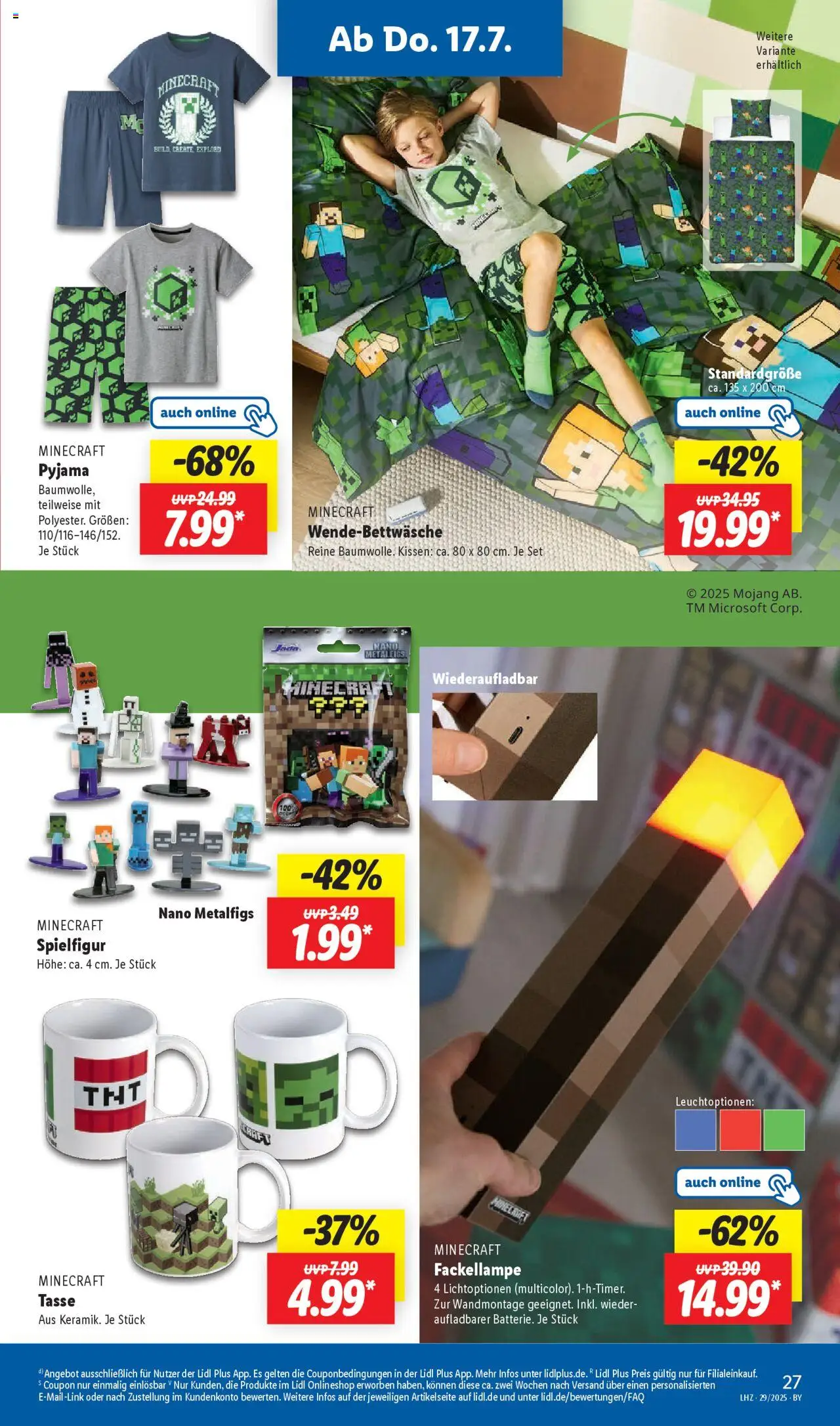 Lidl Prospekt  Uffenheim - gültig ab dem 14.07.2025 | Seite: 37 | Produkte: Kissen, Pyjama