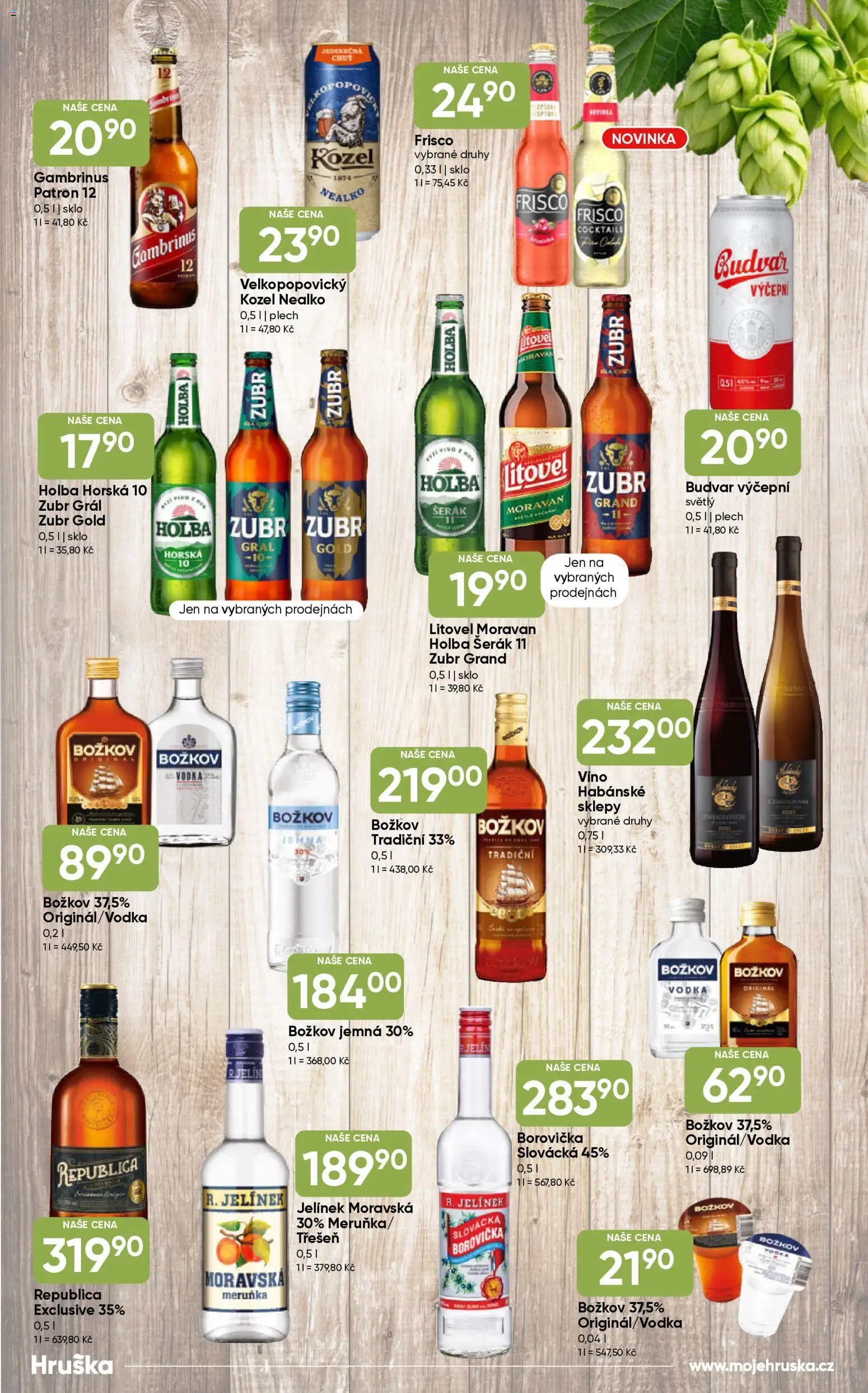 Hruška katalog od 17.02.2026 | Strana: 13 | Produkty: Vodka, Kozel, Šerák, Kozel nealko