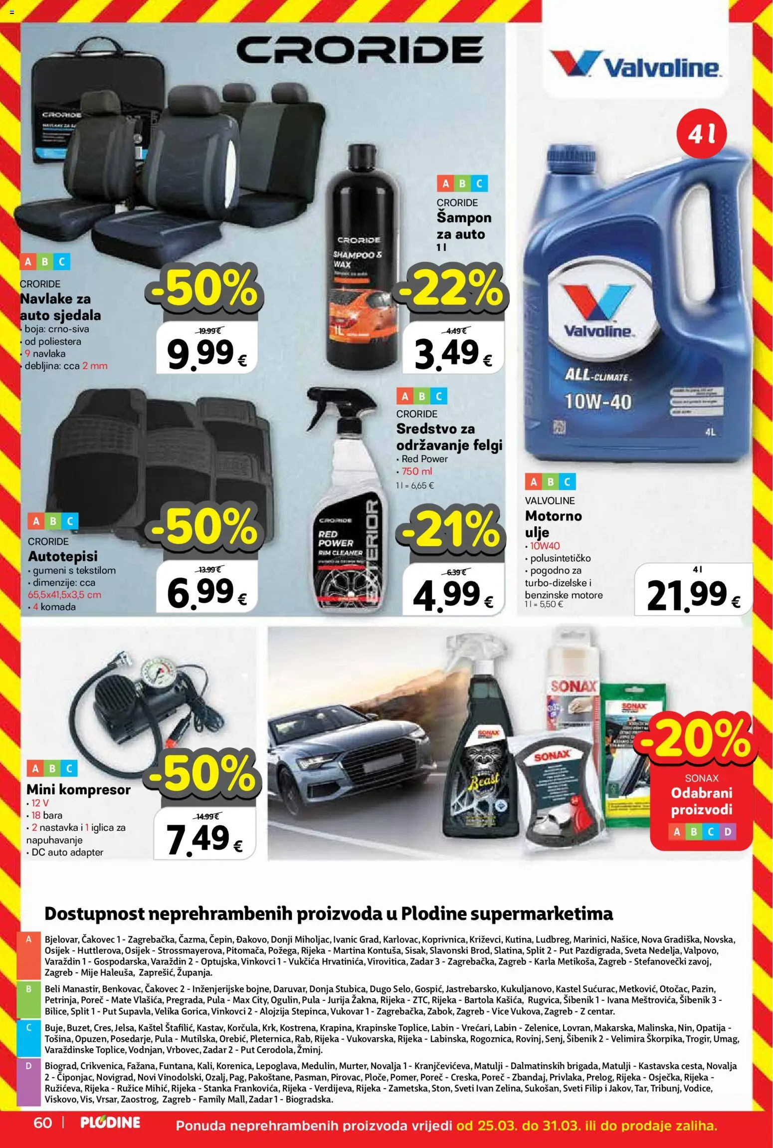 Plodine katalog | vrijedi od 25.03.2026 | Stranica: 60 | Proizvodi: Šampon, Ulje, Kompresor, Adapter
