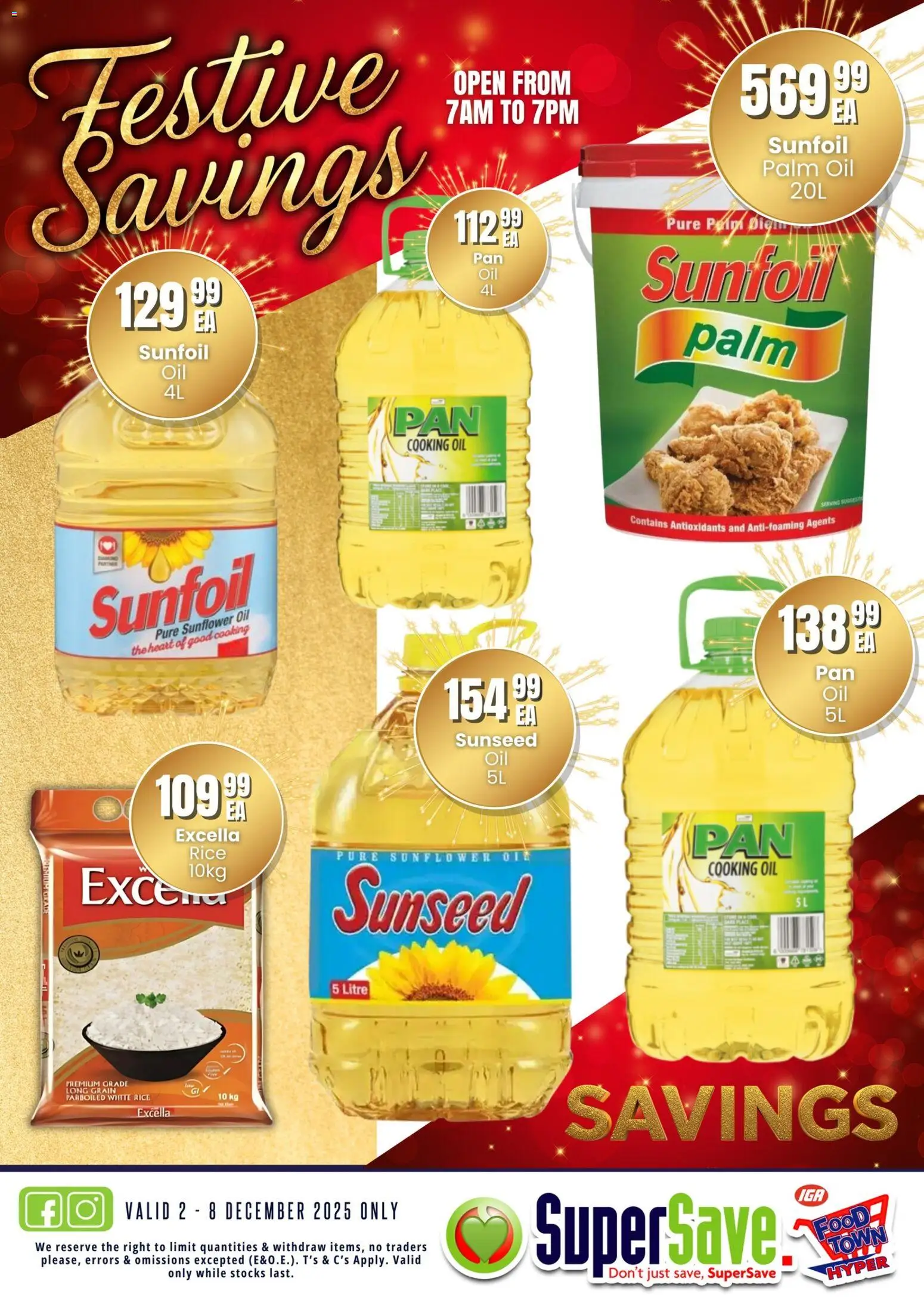 New Super Save catalogue – valid from 02.12.2025 | Page: 19 | Products: Oil, Rice