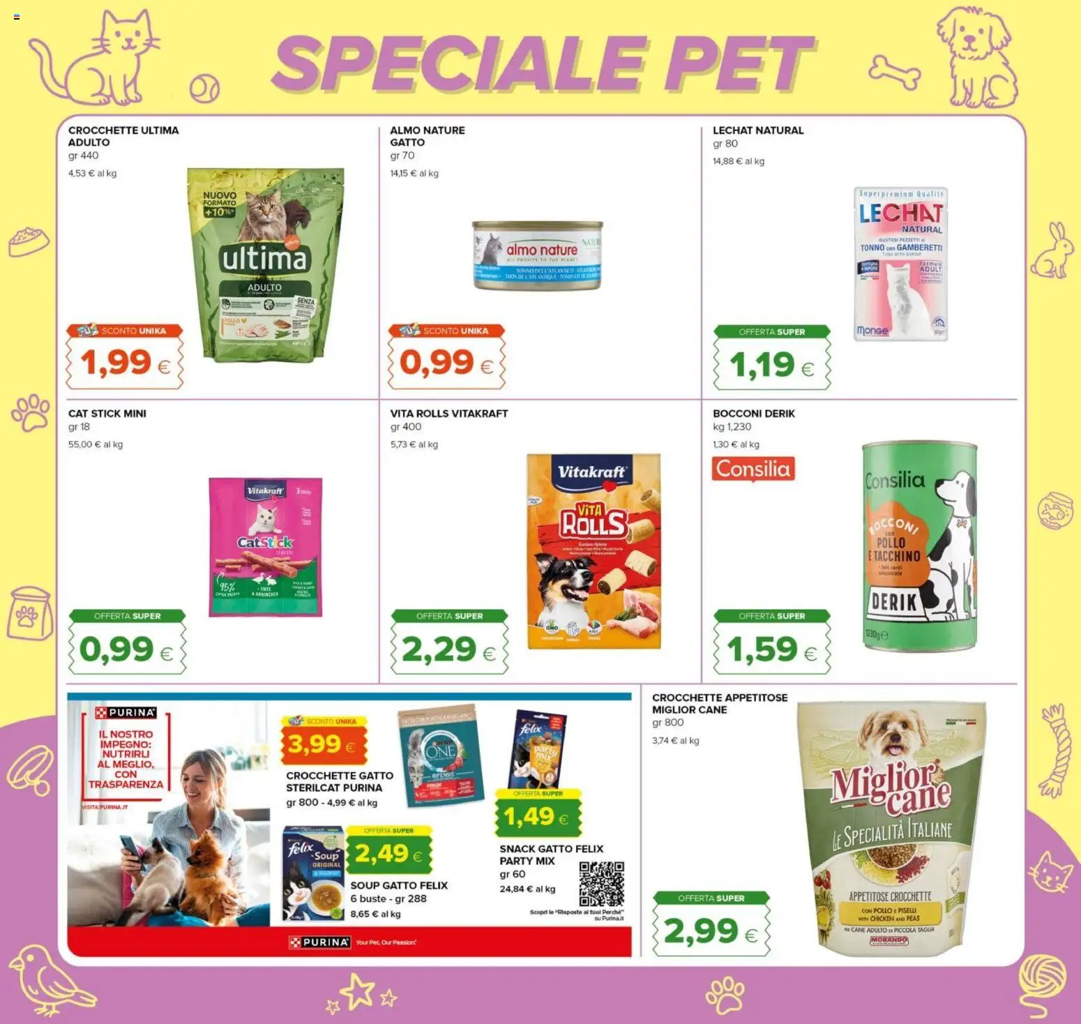 Volantino Tigre del 15.01.2026 | Pagina: 16 | Prodotti: Pollo, Tacchino, Crocchette gatto, Gamberetti