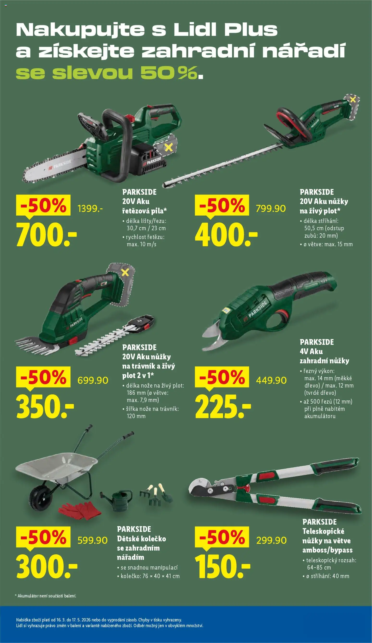 Lidl leták od 02.04.2026 | Strana: 37 | Produkty: Nože, Nůžky na větve, Aku nůžky, Teleskopické nůžky na větve