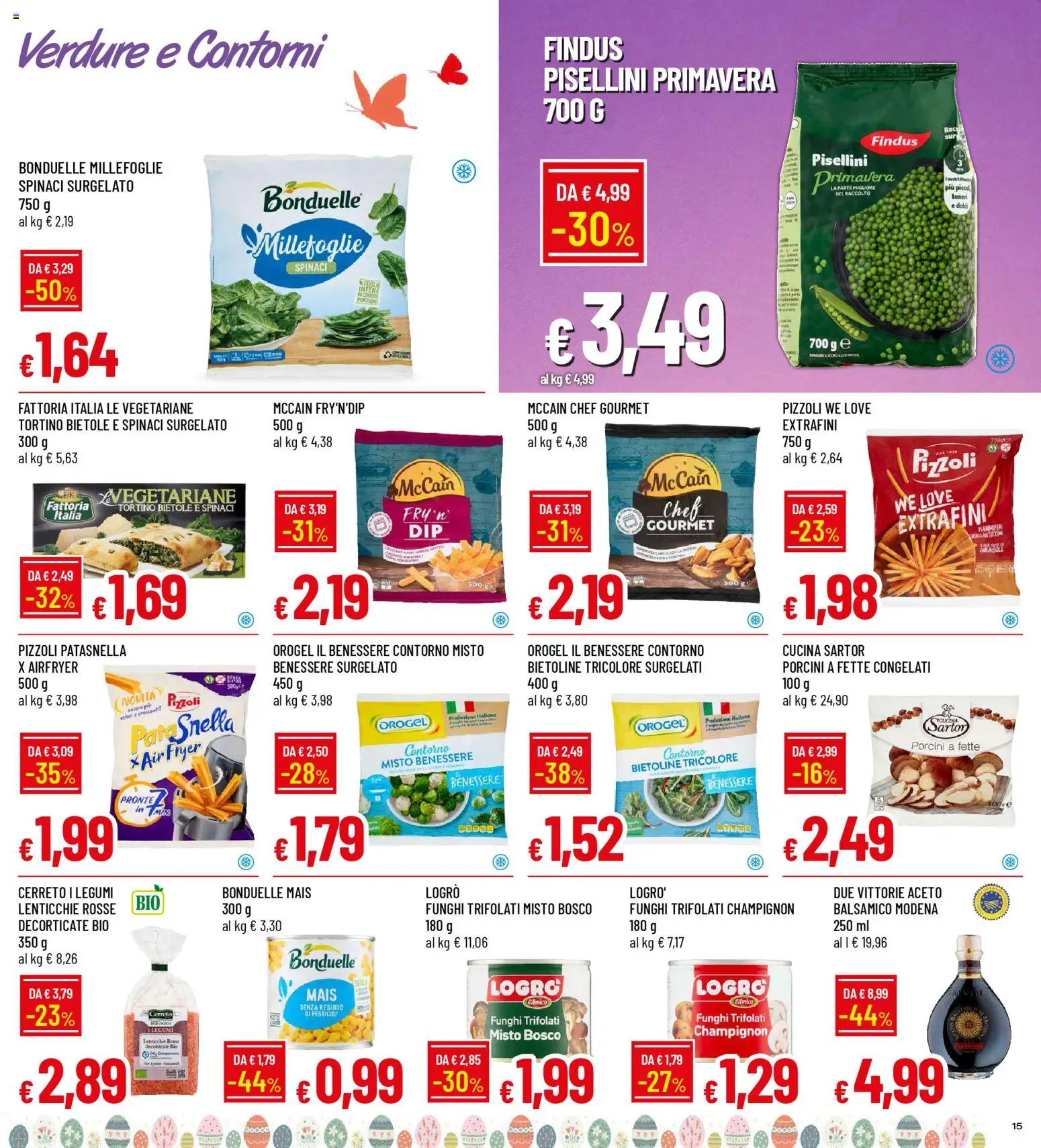 Volantino Galassia del 26.03.2026 | Pagina: 15 | Prodotti: Legumi, Lenticchie, Aceto, Mais