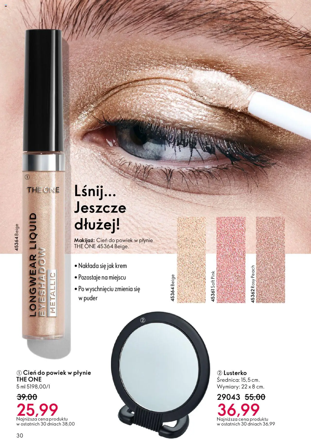 Oriflame Katalog 15 2025 od 22.10.2025 | Strona: 30 | Produkty: Makijaż, Puder, Krem